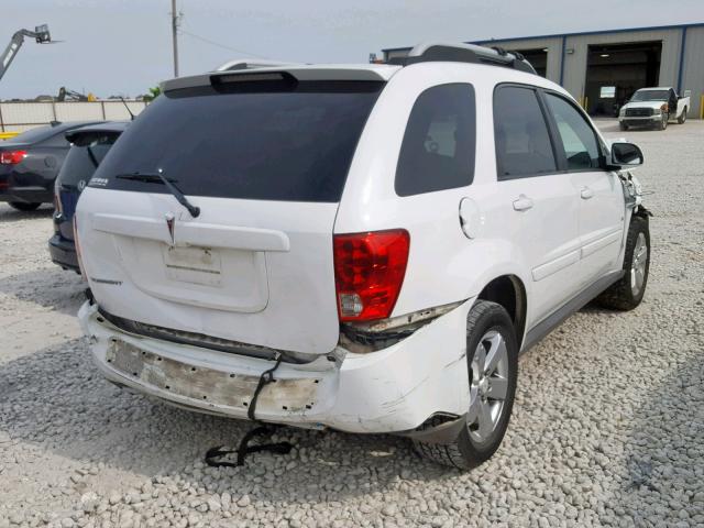 2CKDL63F066094949 - 2006 PONTIAC TORRENT WHITE photo 4