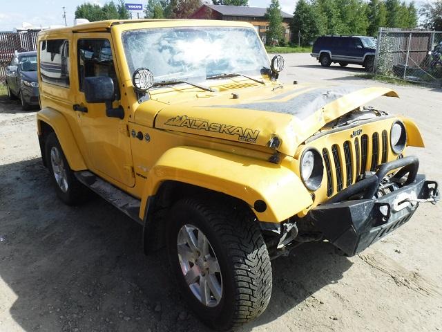 1C4AJWBG6FL586211 - 2015 JEEP WRANGLER S 黄色 照片 1