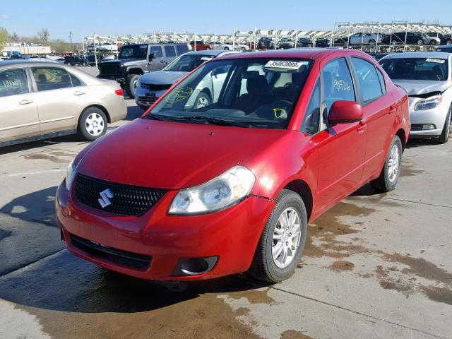 JS2YC5A35D6102418 - 2013 SUZUKI SX4 LE RED photo 2