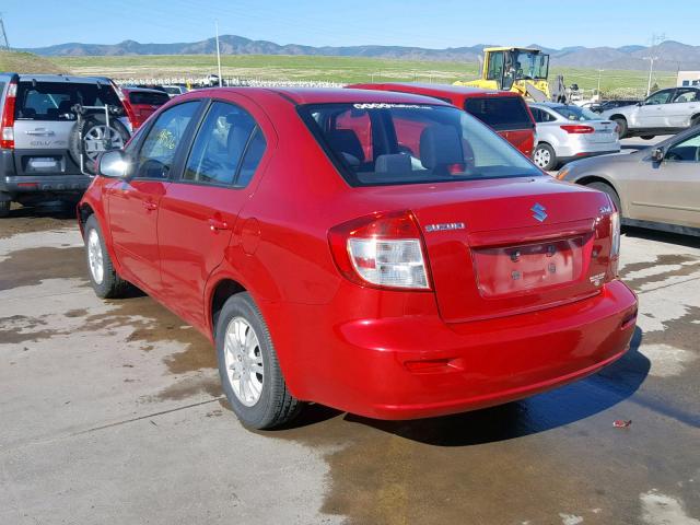 JS2YC5A35D6102418 - 2013 SUZUKI SX4 LE RED photo 3