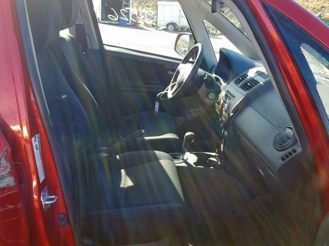 JS2YC5A35D6102418 - 2013 SUZUKI SX4 LE RED photo 5