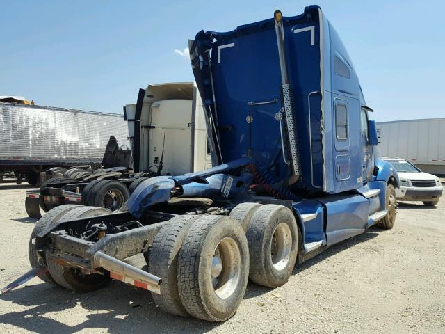 1XKYDP9X6FJ426587 - 2015 KENWORTH CONSTRUCTI BLUE photo 4