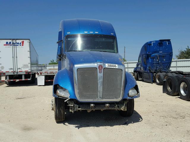 1XKYDP9X6FJ426587 - 2015 KENWORTH CONSTRUCTI BLUE photo 9