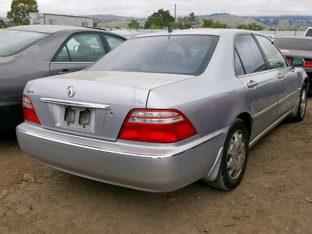 JH4KA96603C002631 - 2003 ACURA 3.5RL SILVER photo 4