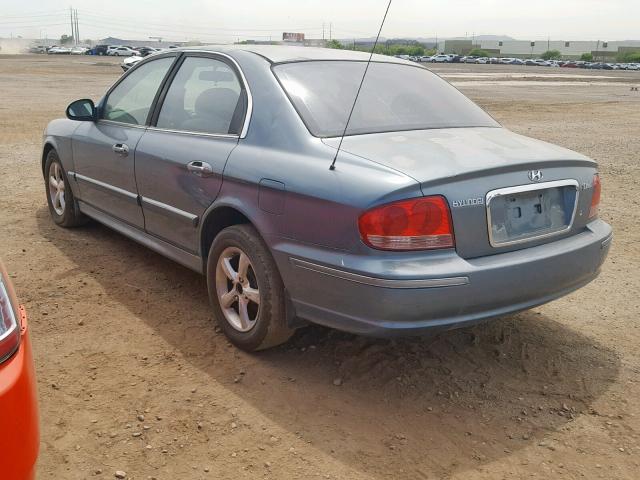 KMHWF25SX5A165047 - 2005 HYUNDAI SONATA GL GREEN photo 3