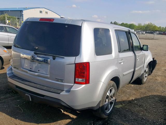 5FNYF4H38FB069486 - 2015 HONDA PILOT SE SILVER photo 4