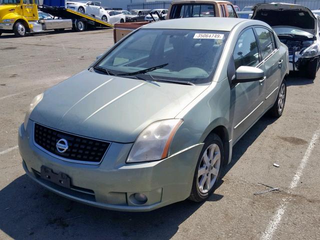 3N1AB61E18L646094 - 2008 NISSAN SENTRA 2.0 GREEN photo 2