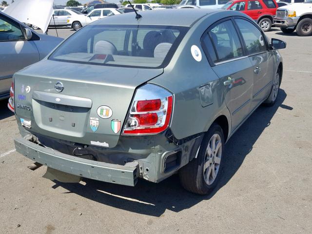 3N1AB61E18L646094 - 2008 NISSAN SENTRA 2.0 GREEN photo 4