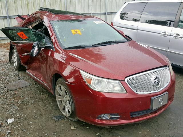 1G4GD5EG5AF151111 - 2010 BUICK LACROSSE C MAROON photo 1