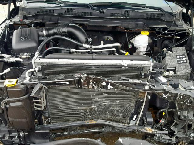 1C6RR7YT2JS163265 - 2018 RAM 1500 REBEL შავი ფოტო 7