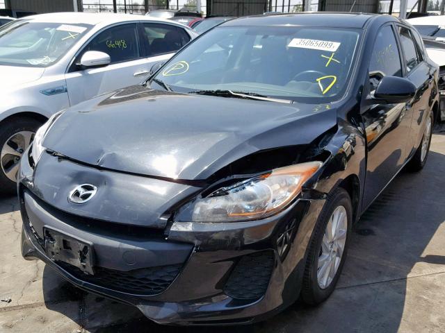 JM1BL1MP2D1791967 - 2013 MAZDA 3 I BLACK photo 2