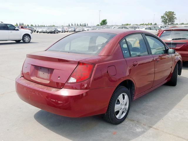 1G8AJ55F86Z200408 - 2006 SATURN ION LEVEL BURGUNDY photo 4