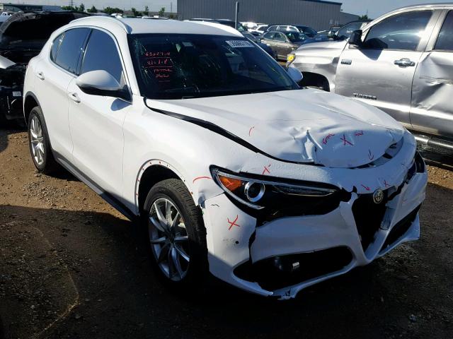 ZASFAKBN4J7B76657 - 2018 ALFA ROMEO STELVIO TI WHITE photo 1