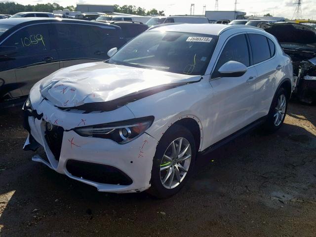 ZASFAKBN4J7B76657 - 2018 ALFA ROMEO STELVIO TI WHITE photo 2