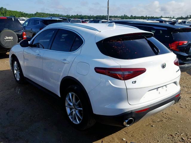 ZASFAKBN4J7B76657 - 2018 ALFA ROMEO STELVIO TI WHITE photo 3