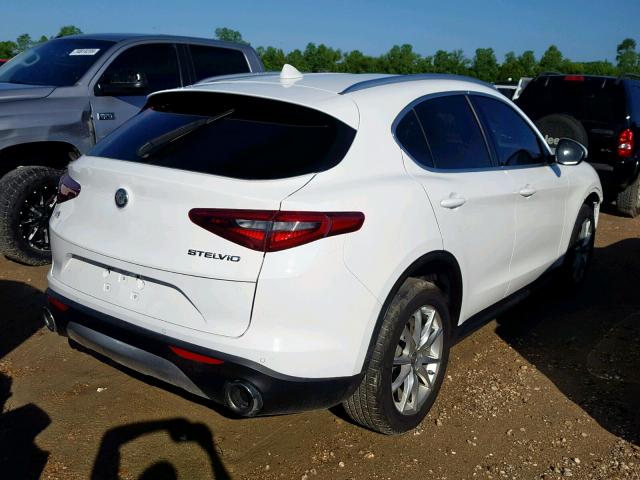 ZASFAKBN4J7B76657 - 2018 ALFA ROMEO STELVIO TI WHITE photo 4