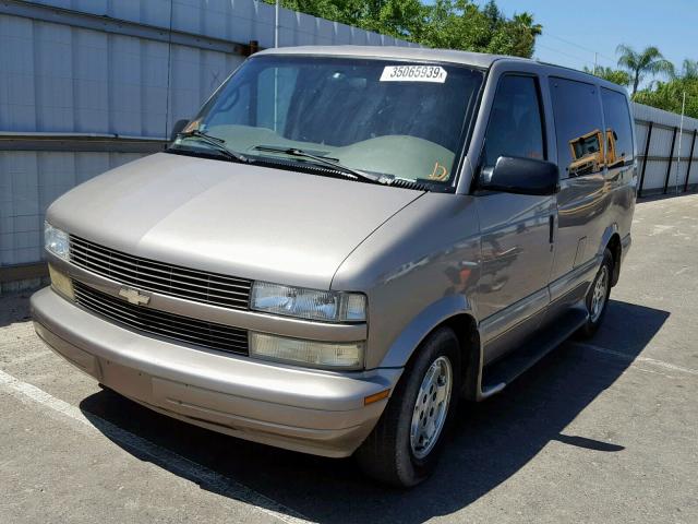 1GNDM19X34B101188 - 2004 CHEVROLET ASTRO BROWN photo 2