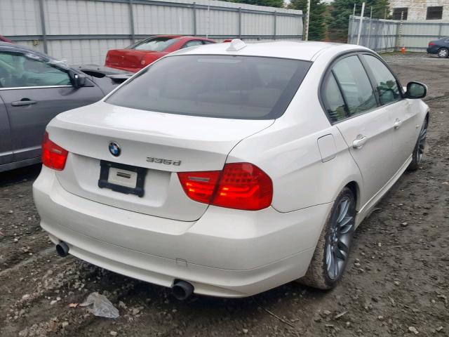 WBAPN7C55BA781916 - 2011 BMW 335 D WHITE photo 4