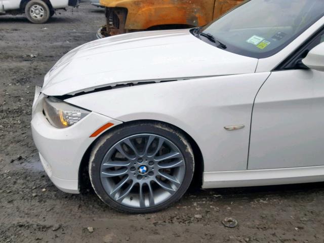 WBAPN7C55BA781916 - 2011 BMW 335 D WHITE photo 9