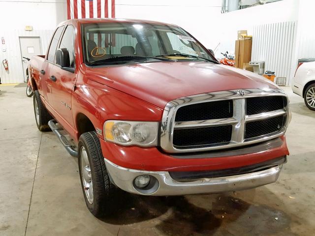 1D7HU18D95S356582 - 2005 DODGE RAM 1500 S RED photo 1