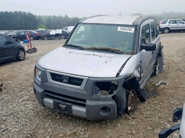 5J6YH28385L020230 - 2005 HONDA ELEMENT LX SILVER photo 2