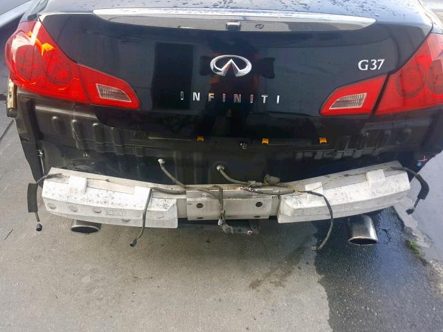 JN1CV6AP8CM937076 - 2012 INFINITI G37 BASE BLACK photo 9