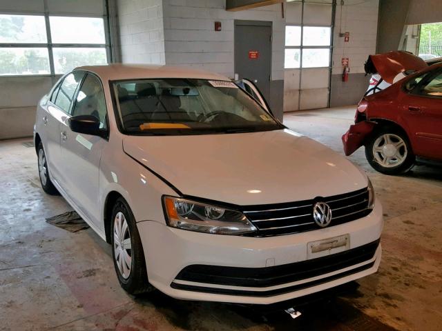 3VW2K7AJ2FM336142 - 2015 VOLKSWAGEN JETTA BASE WHITE photo 1