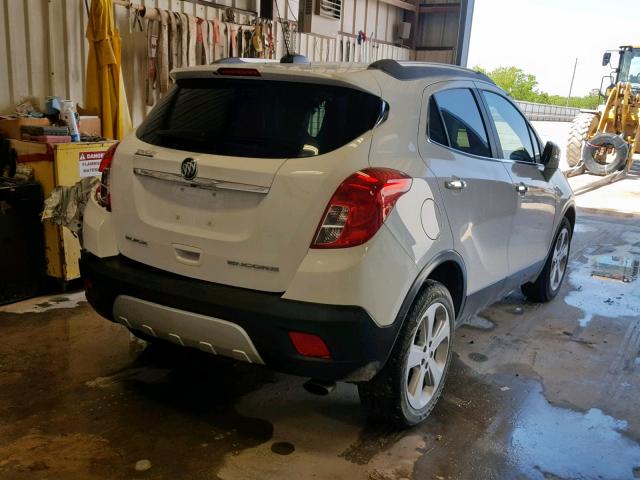 KL4CJASB5GB729747 - 2016 BUICK ENCORE WHITE photo 4