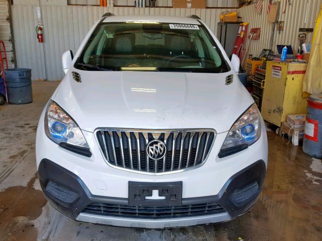 KL4CJASB5GB729747 - 2016 BUICK ENCORE WHITE photo 9