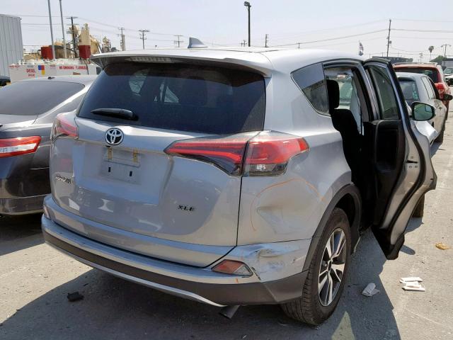 2T3WFREV1JW480032 - 2018 TOYOTA RAV4 ADVEN SILVER photo 4