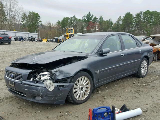 YV1TR91Z941355747 - 2004 VOLVO S80 T6 GRAY photo 2