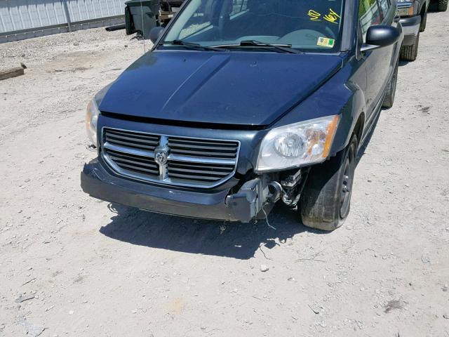 1B3HB48B87D422306 - 2007 DODGE CALIBER SX GRAY photo 9