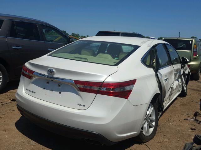 4T1BK1EB5EU112291 - 2014 TOYOTA AVALON BAS Biały zdjęcie 4