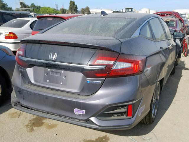 JHMZC5F16JC023163 - 2018 HONDA CLARITY CHARCOAL photo 4