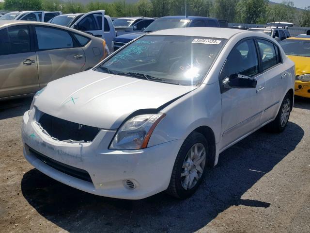 3N1AB6AP7BL728324 - 2011 NISSAN SENTRA 2.0 WHITE photo 2