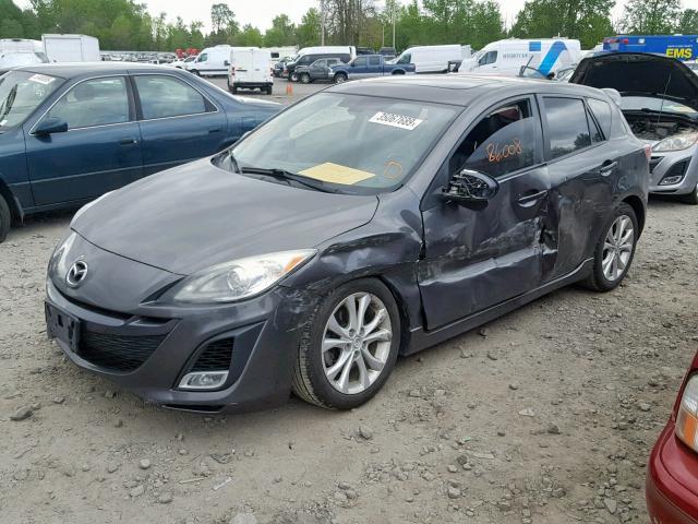 JM1BL1H62A1136575 - 2010 MAZDA 3 S GRAY photo 2