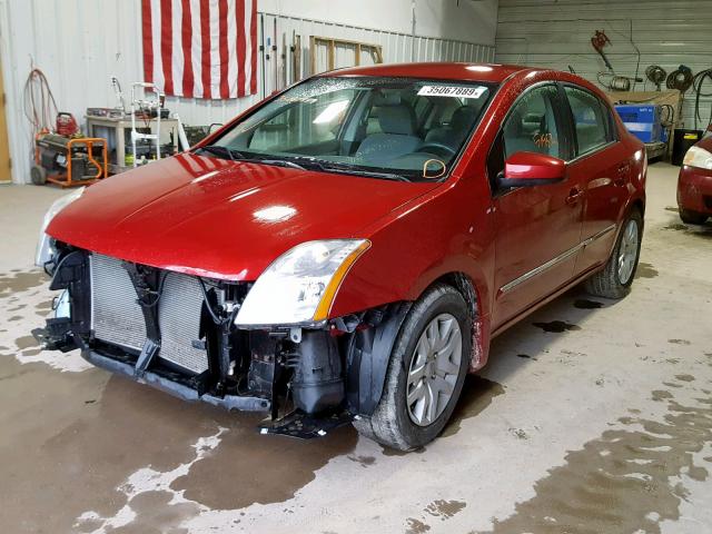 3N1AB6AP9AL637876 - 2010 NISSAN SENTRA 2.0 RED photo 2