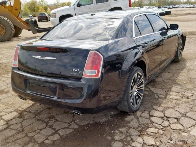 2C3CCABT9EH150987 - 2014 CHRYSLER 300 S BLACK photo 4