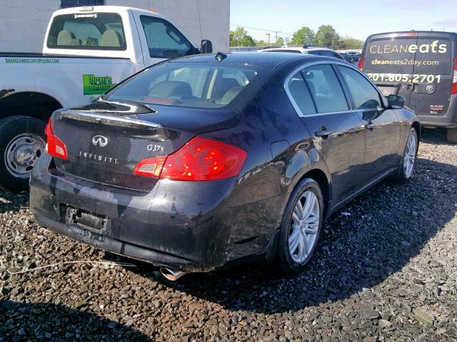 JN1CV6AR4BM403492 - 2011 INFINITI G37 BLACK photo 4