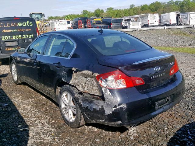 JN1CV6AR4BM403492 - 2011 INFINITI G37 BLACK photo 9