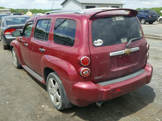 3GNDA33P27S565921 - 2007 CHEVROLET HHR LT RED photo 3