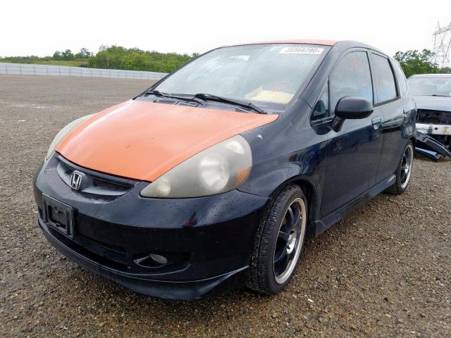 JHMGD37618S007441 - 2008 HONDA FIT SPORT  photo 2