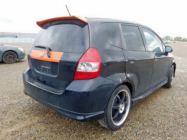 JHMGD37618S007441 - 2008 HONDA FIT SPORT  photo 4