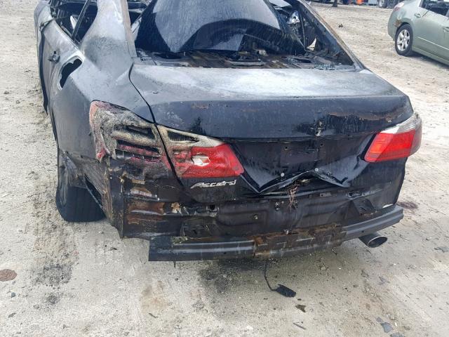 1HGCR2F8XDA074782 - 2013 HONDA ACCORD EXL BURN photo 10