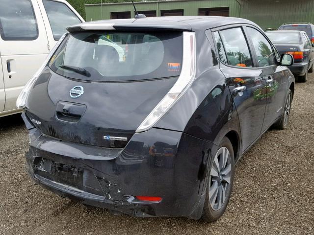 1N4BZ0CP5GC312109 - 2016 NISSAN LEAF SV BLACK photo 4