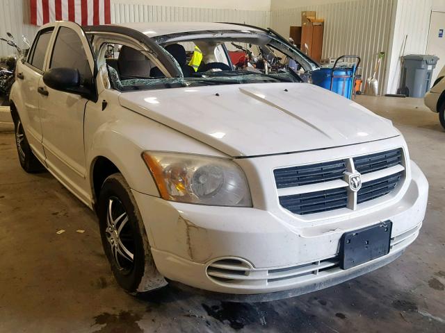 1B3HB28B77D232484 - 2007 DODGE CALIBER WHITE photo 1