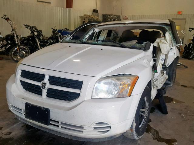 1B3HB28B77D232484 - 2007 DODGE CALIBER WHITE photo 2