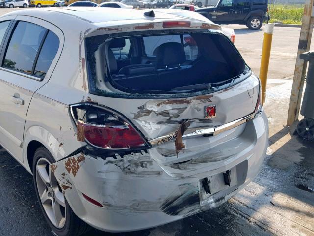 W08AT671285093365 - 2008 SATURN ASTRA XR WHITE photo 9