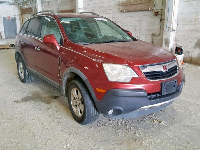 3GSCL33P38S633924 - 2008 SATURN VUE XE MAROON photo 1