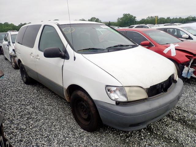 4T3ZF19C01U347060 - 2001 TOYOTA SIENNA CE WHITE photo 1